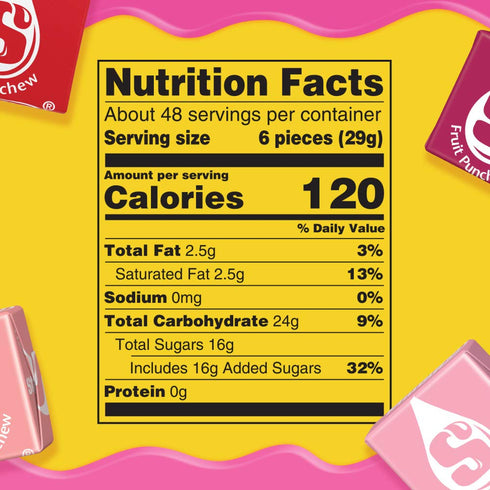 50 oz STARBURST FaverREDs Fruit Chews Chewy Candy, Party Size, Bag