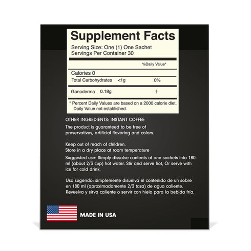 Packets (30 0.07 Oz Eternal Spirit Beauty Asian Black Coffee Singles - Unparalleled Convenience in Individual for Quick