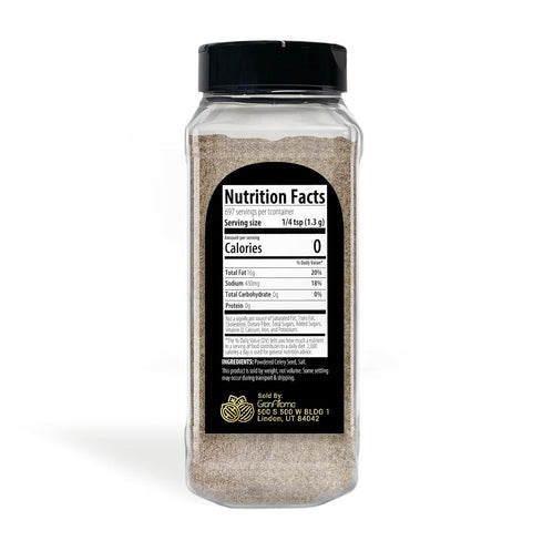 (32 GranAroma Celery Salt, Traditional Seasoning, Bold Flavor, Culinary Salt Ounce)