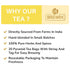 BREWIX Turmeric Ashwagandha Herbal Tea Bags (20 Pyramid Bags) - Caffeine Free, Gluten Free, Pure Herbal Blend