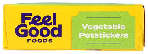 10oz Frozen Feel Good Foods Vegetable Potstickers Dumplings with Tamari Dipping Sauce, Gluten Free