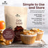 100% (1.1 lb (500gm 2 pack)) akshar ayurveda - Organic Date Sugar, Raw Organic Sugar Alternative for Baking