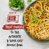 Passage to Asia 60 1 pack Instant Noodles - Teriyaki Noodle Bowl - Vegetarian Hokkien Asian Noodles - Microwaveable