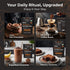 5 (30 Inner Elevate Mushroom Hot Chocolate Superfood - Ceremonial Cacao with Mushrooms (Lion's Mane, Cordyceps, Chaga