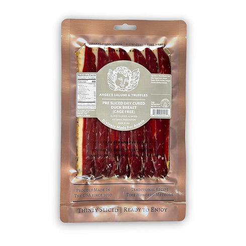 Angel's Salumi Pre-Sliced Dry-Cured Duck Breast "Prosciutto" 2 oz Gourmet Artisanal Charcuterie