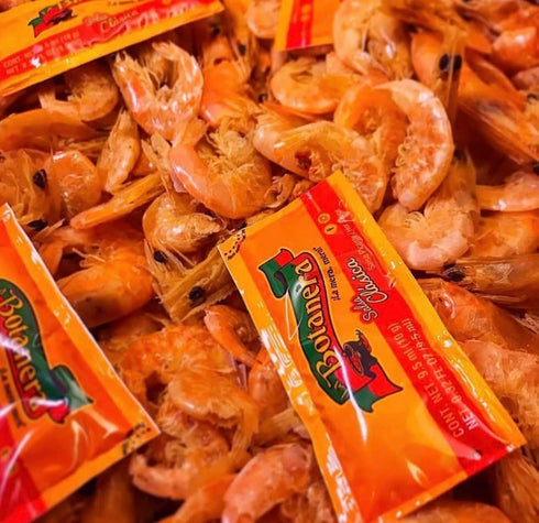 border merchant 1.5oz Pack 6 Camaron Seco Botana | Dried Shrimp Snack | |