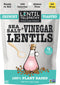 Lentil Telepathy Sea Salt & Vinegar Crunchy Whole Lentil Snack, OIL FREE,