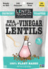 Lentil Telepathy Sea Salt & Vinegar Crunchy Whole Lentil Snack, OIL FREE,