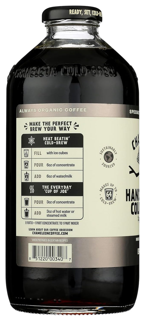 32 Chameleon Cold Brew Organic Espresso Cold Brew Coffee, FZ