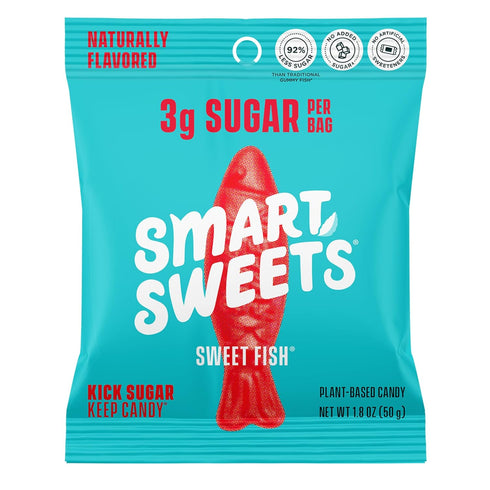 Smart Sweets, Candy Gummy Sweet Fish, 1.8 Ounce