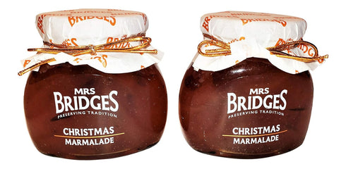 Generic MRS. BRIDGES OF SCOTLAND, Set of 2, Christmas Marmalade", 8.8 Oz Each,