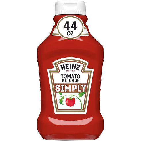 Heinz Simply Tomato Ketchup (44 oz Bottle)