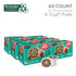 60 Count (6 Packs 10) The Original Donut Shop Mocha One-Step Latte, Single Serve Coffee K-Cup Pod, Flavored Coffee
