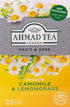 Ahmad Teas Camomile & Lemongrass, 1.4oz, 20 Tea Bags, Brown
