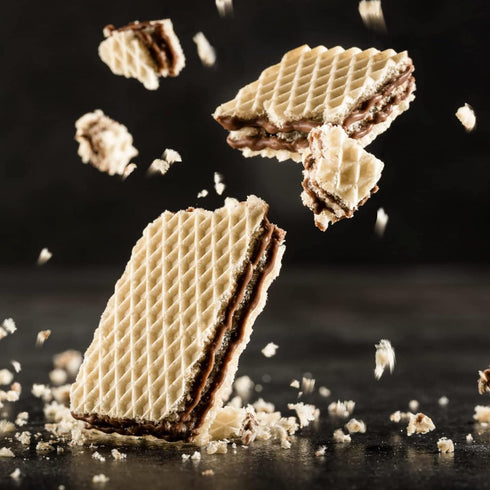 Multipack 12 Packs 45g/1.59oz, Pack 12 Loacker Classic Chocolate Wafers - Premium Crispy Wafer Cookies with Chocolate