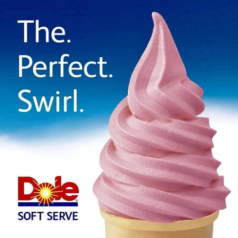 4.60 Dole Soft Serve Mix, Raspberry, Pound
