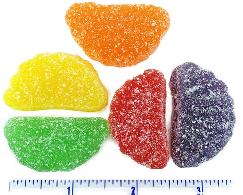 1 SweetGourmet Assorted Fruit Slices | Bulk Jelly Candy | Pound