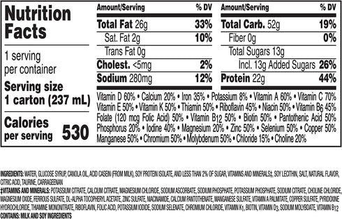 Pack, 12 Count 4 4 4 530 8 oz Pack) BOOST Very High Calorie Nutritional Drink Variety Vanilla, Chocolate, Strawberry