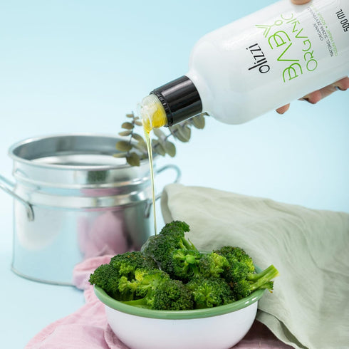 16.9 OZ (500 ML) Olive Oil for Baby Food - Olizzi Baby Organic Extra Virgin Olive Oil, Cold Pressed, USDA Organic