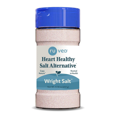 ruved Wright Salt, Flavorful Alternative Salt, Healthy Blend with Himalayan Pink Salt, Electrolyte Rich Multimineral Blend, 8.4 Ounces