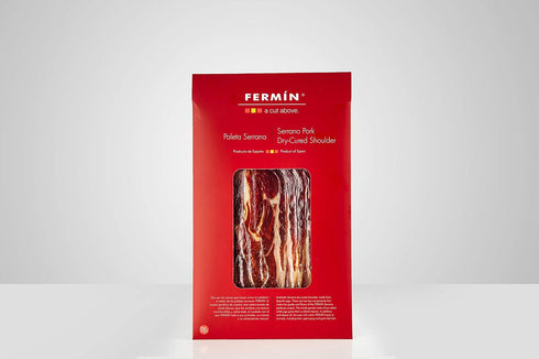 4 2 oz Paleta Serrana Sliced | Serrano Pork Dry-Cured Shoulder Sliced | x |