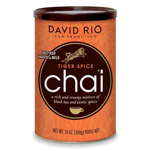 Tiger Spice Chai Tea Latte Mix, 14 Oz, Organic Spices, Black Tea, Dairy Free, 14 Servings