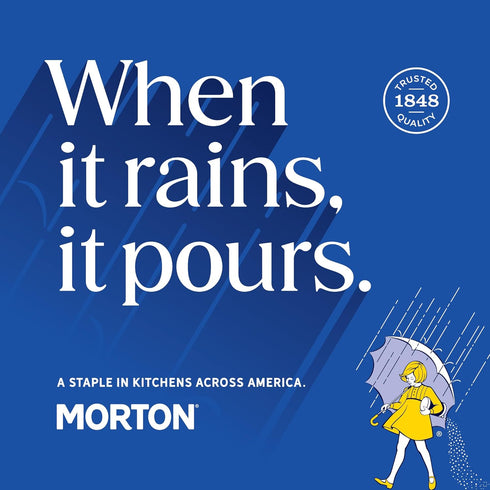 (3.75 oz), 2-Pack, Morton Popcorn Salt, Perfect for Popcorn & Seasoning