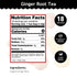 Buddha Teas Organic Ginger Root Tea - Herbal Tea for Health & Wellbeing - Caffeine Free, 18 Tea Bags