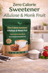 Generic 28oz 1:1 Allulose Monk Fruit Sweetener - Zero Calorie Sugar Substitute Replacement - Keto Diabetic Friendly Low