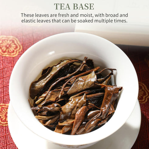 300g/10.6oz 2017 Packaging 240 XIXICHA Shoumei White Tea Cake Chinese Tea Fuding White Tea Aged Old Shou Mei Tea
