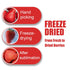 16 Oz Frozen Freeze-Dried Whole Strawberries - Dehydrated Fruit - No Sugar Added, No Additives - Premium Natural