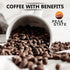 12 oz. Peak State Brain Sustain Coffee with Benefits, Light Roast Mushroom Coffee, Low Acid & Smooth, Sweet Citrus