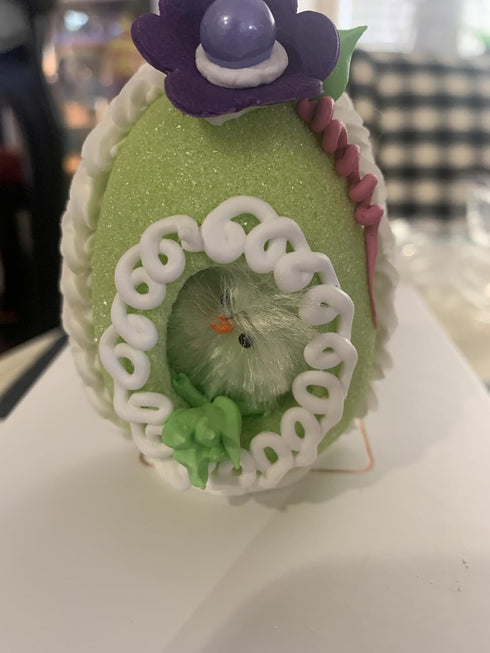 Purple Sugar Easter Egg for Festive Celebrations