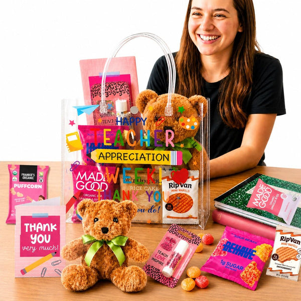 Eli & Val Teacher Care Package with Organic Sweet Treats and Snacks