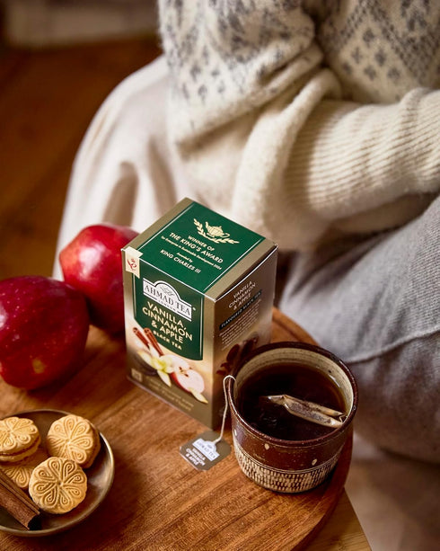 20 Count (Pack 1) Ahmad Tea Vanilla, Cinnamon, Apple
