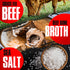 3-Ingredient 4 Pack Carnivore Electrolytes Beef Jerky - High Protein Premium Jerky Snacks - Keto-Friendly and Sugar