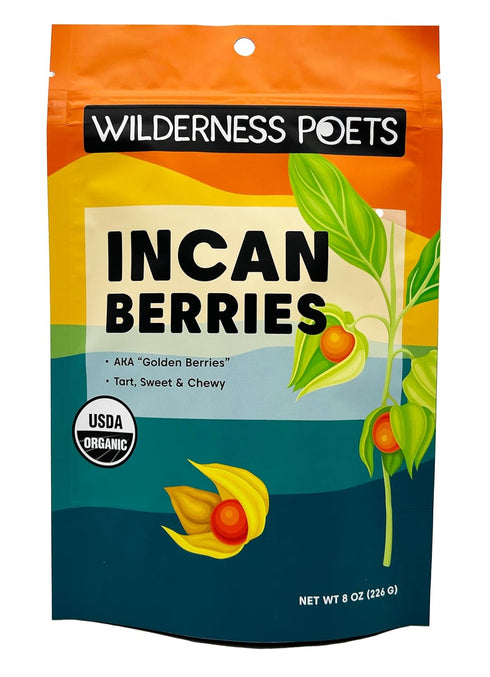 Wilderness Poets, Organic Incan Berries (Golden Berries, Gooseberries) - Raw, Dried Fruit
