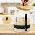 50oz (1 Pack) Sourdough Starter Jar, Wide Mouth Sourdough Jar, Large Capacity Sourdough Bread Starter Kit with Lid