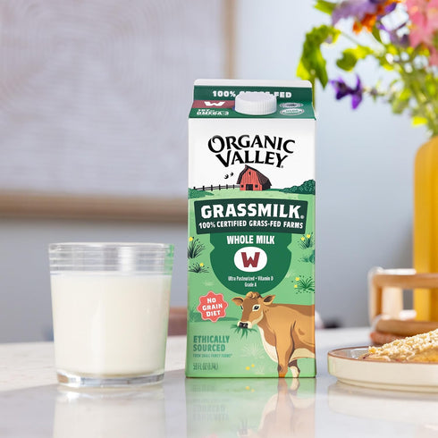 59 oz Organic Valley Grassmilk Organic Grass Fed Whole Milk
