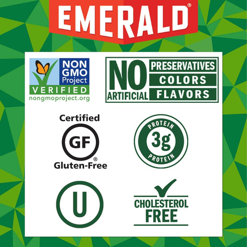 100 Packs, 7 Count, 4.34 Oz (Pack 2) Emerald Nuts Cocoa Roast Almonds, Calorie