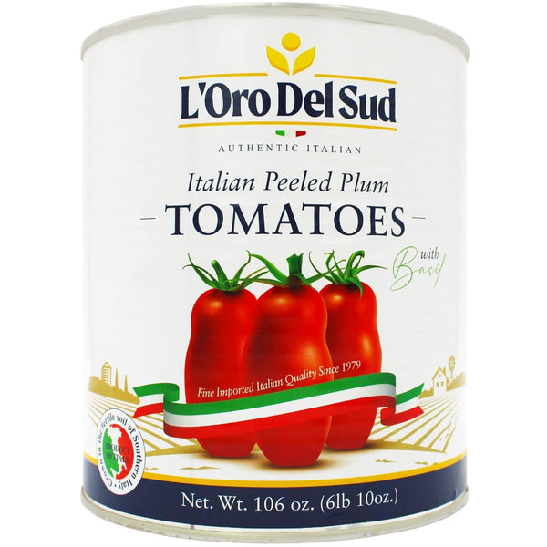 LOro Del Sud Italian Whole Peeled San Marzano Style Plum Tomatoes in