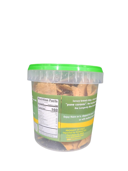 Pack PANSARDO BREADCHIPS Traditional Sardinian Savory Bread Chips - Rosemary - Four