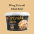 90 Pack 6 Wang Teriyaki Udon Instant Noodle Bowl Real Katsuobushi, Thick Chewy Udon Noodles, Ready to Eat Microwave