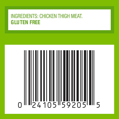Just Bare 1.25 LB Chicken Natural Fresh Chicken Thighs | Antibiotic Free | Boneless | Skinless |