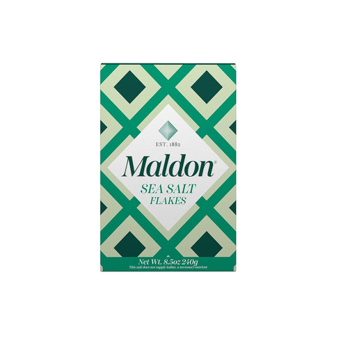 Maldon Salt, Sea Salt Flakes, 8.5 oz (240 g), Kosher, Natural, Handcrafted, Gourmet