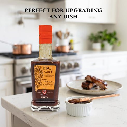 250 ml 8.45 Oz Acetaia Malpighi - BBQ SAUCE with Balsamic Vinegar of Modena - / fl