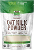 NOW Foods, Organic Oat Milk Powder, Dairy and Soy Free, No Sugar
