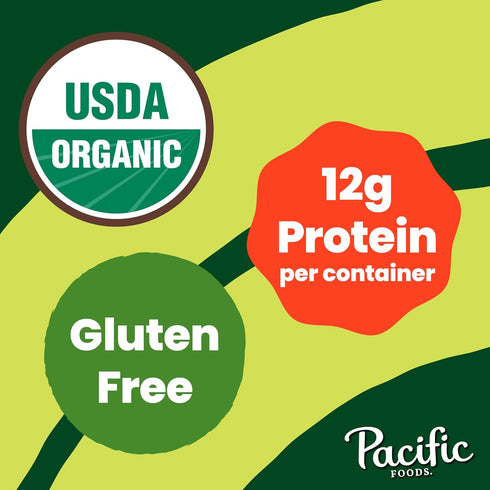 16.3 oz (Pack 12) Pacific Foods Organic Lightly Salted Chicken and Wild Rice Soup, Can