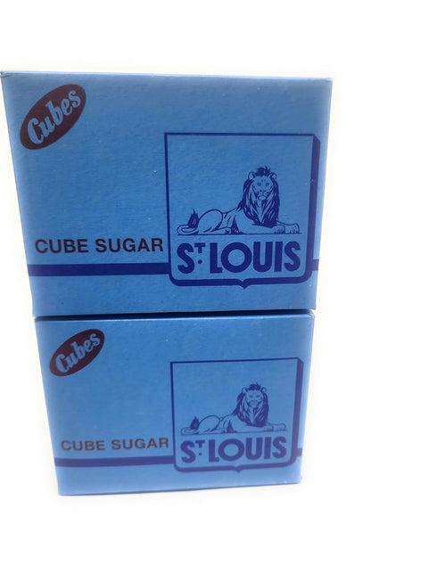 Generic St Louis Pure Sugar Cubes 2x 500g GROSS 474 g NET