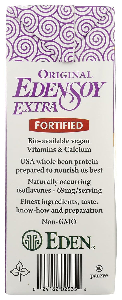 32 oz Eden Foods Extra Organic Original Fortified Soymilk